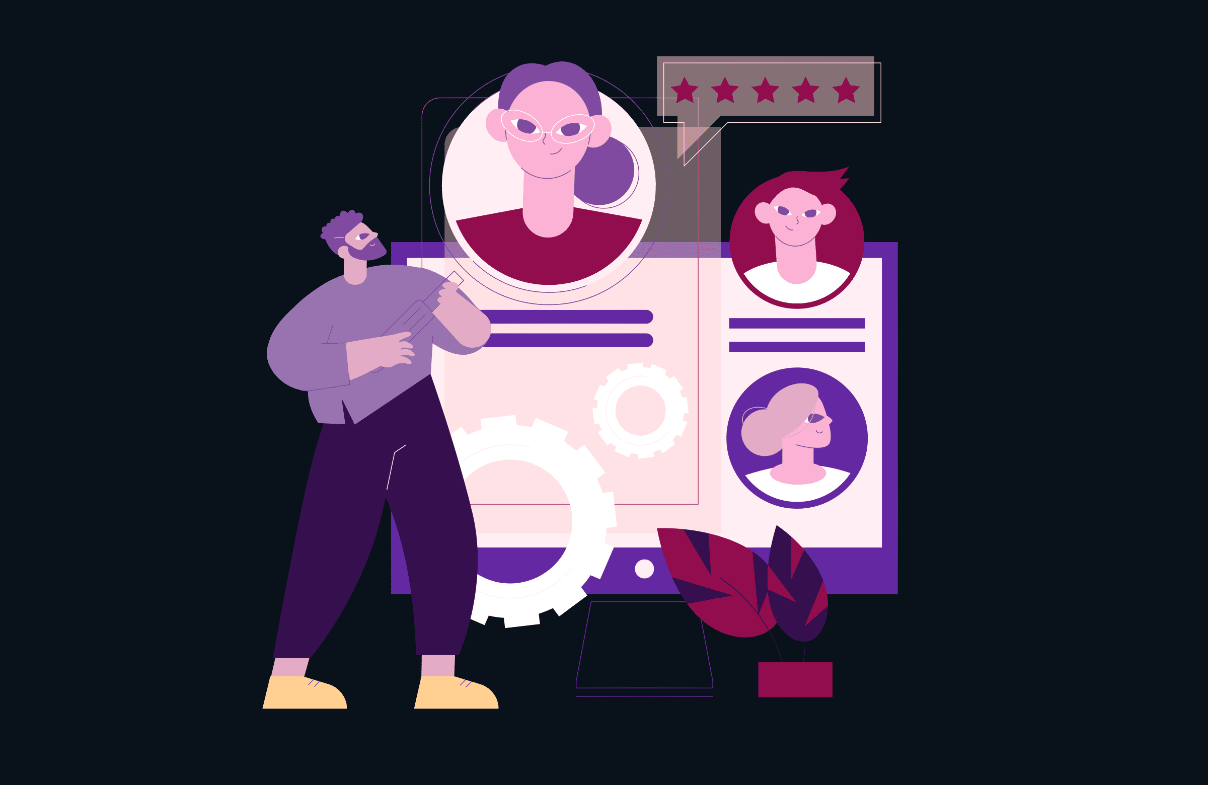 Интерфейс AI-агента Марта в Битрикс24: голосовая настройка воронки и помощь сотрудникам