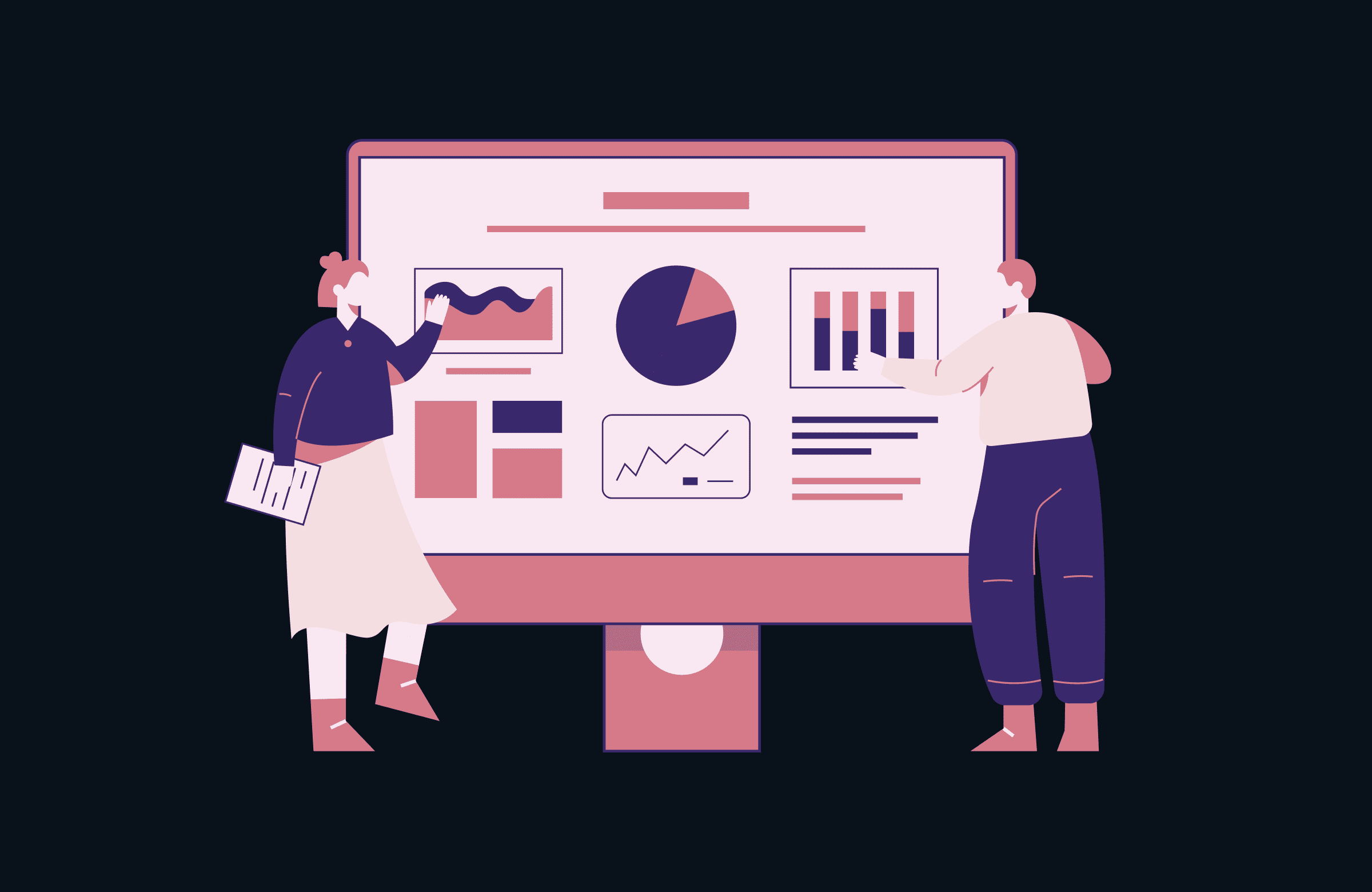 Схема работы BI-конструктора внутри интерфейса Битрикс24