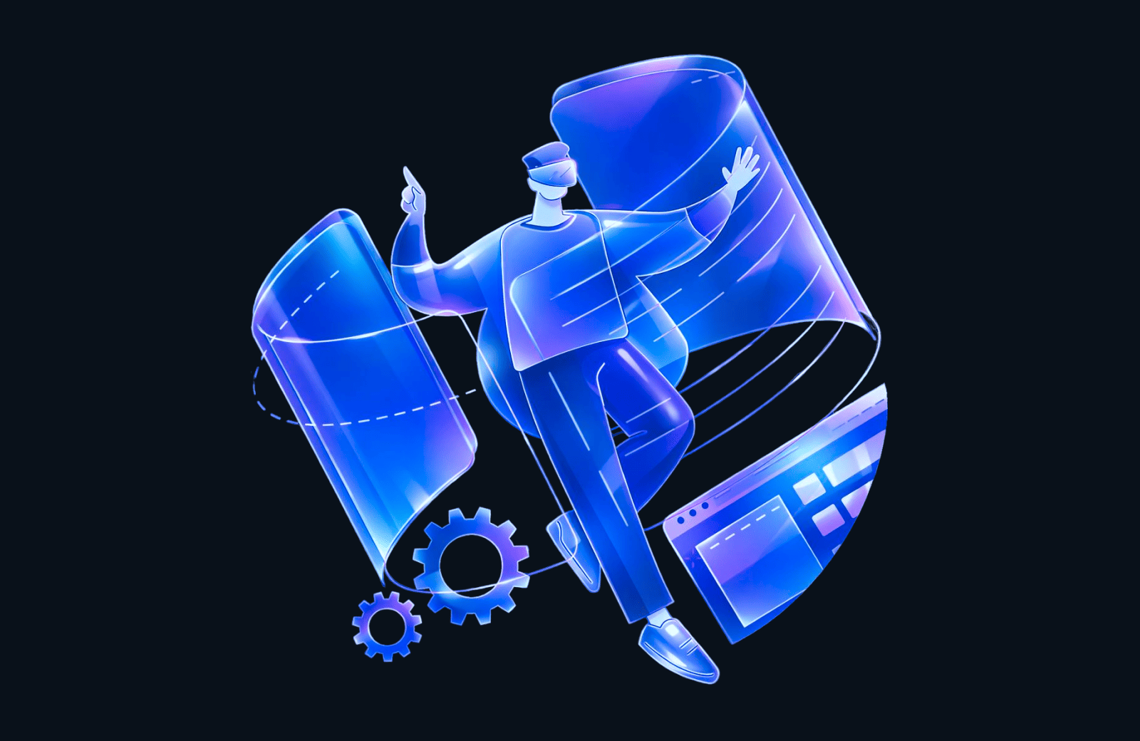 Схема работы Туннелей продаж: автоматическое перемещение сделки между воронками разных отделов